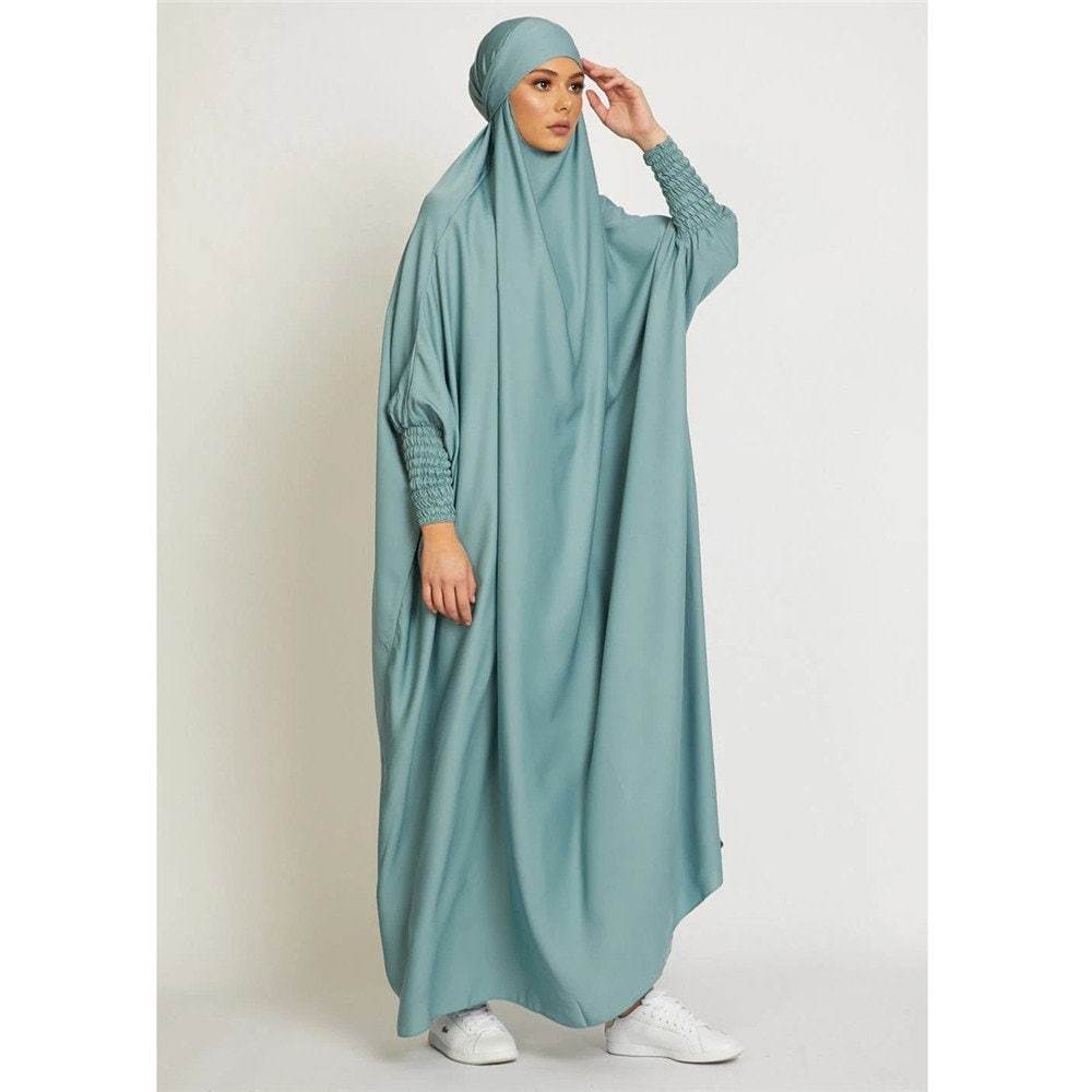 One Piece | Jilbab|  Muslim Prayer Garment |  Hijab Dress Women Hooded | Khimar | Niqab